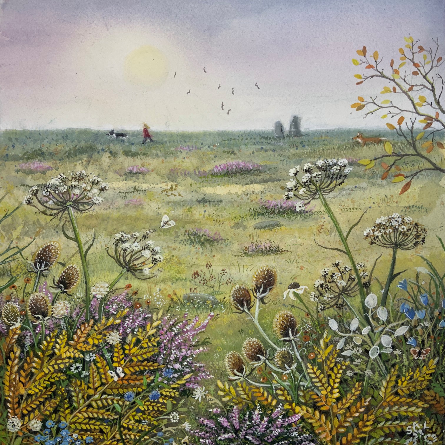 Peinture naïve de Sarah Latham