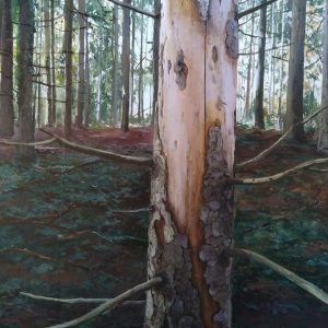 Peinture représentant un arbre, de Susan Dalladay