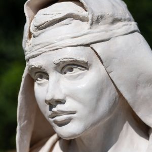sculpture, buste de femme de Bertrand Sion